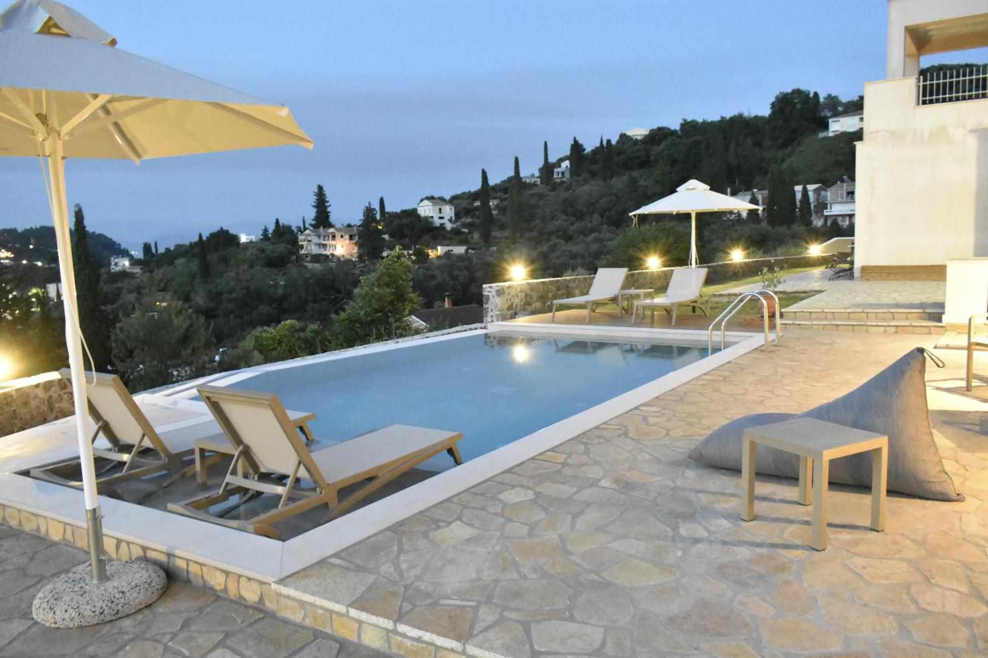 Corfu View Deluxe Villa Pérama Kültér fotó